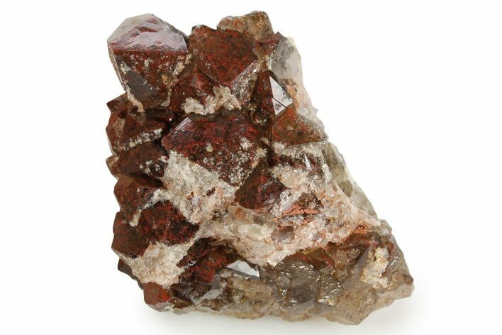 Thunder Bay Smoky Amethyst Cluster with Hematite - Canada #349931